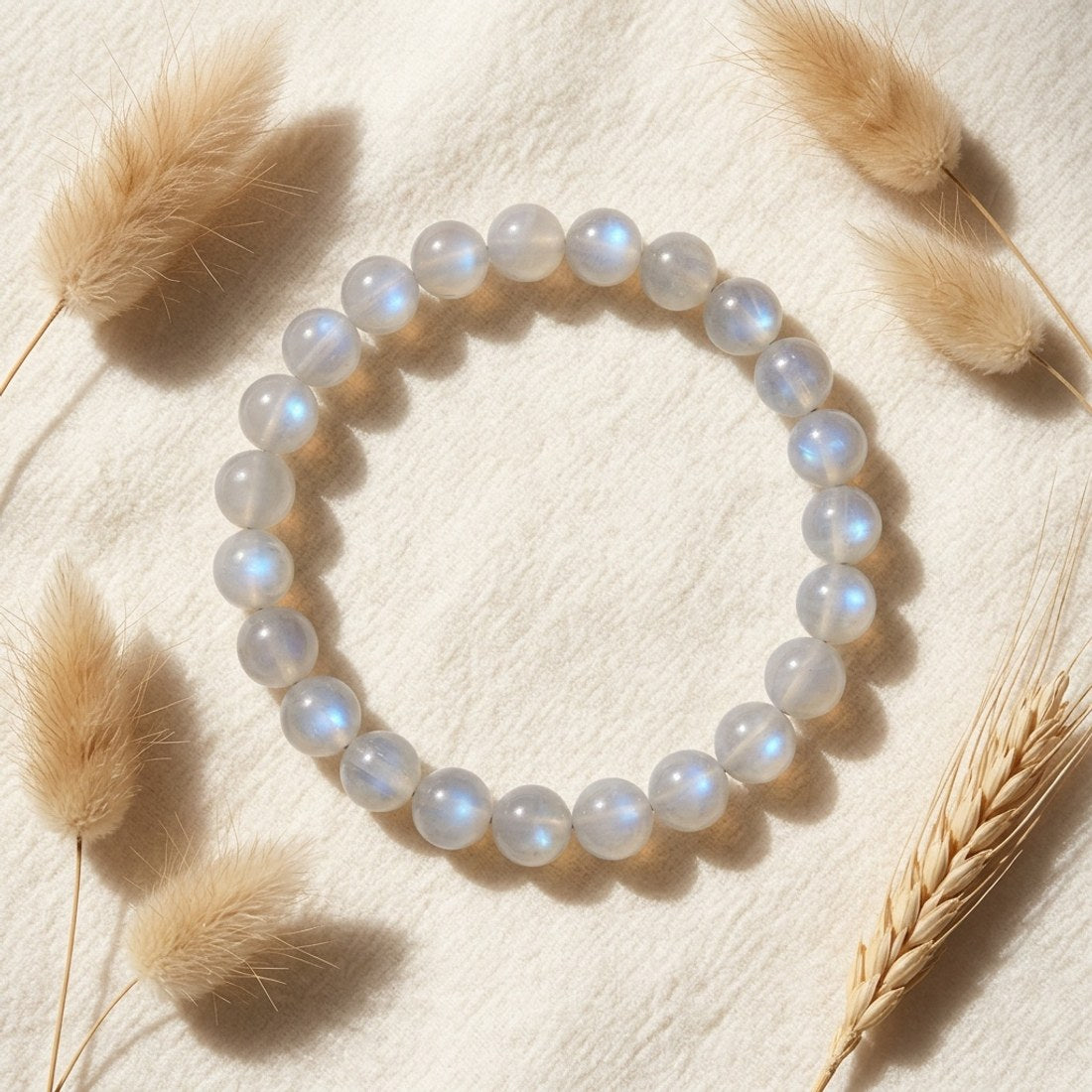 Grey Moonstone Protective Bracelet