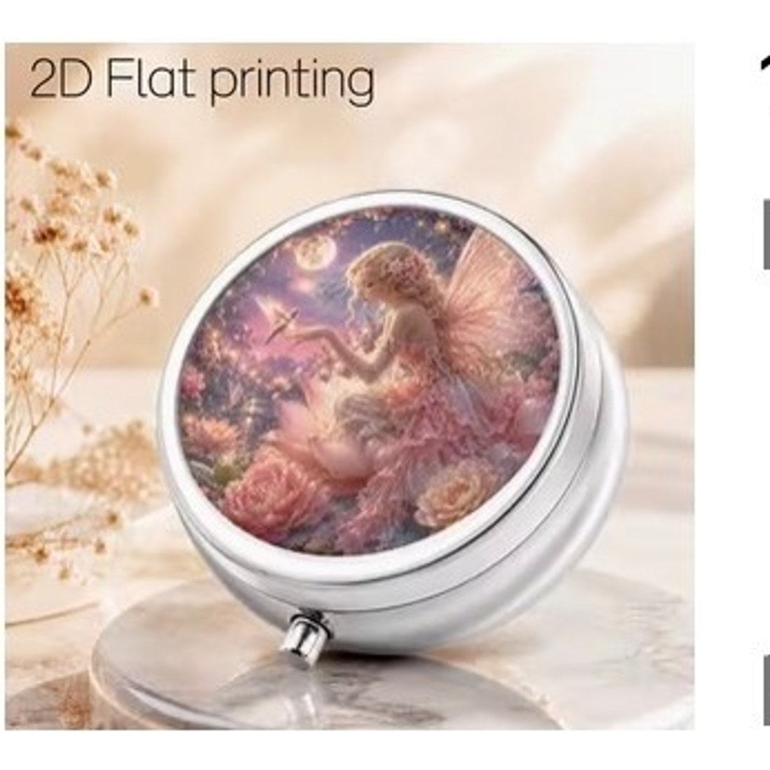 Moonlit Sprite Round Pill Box 5cm