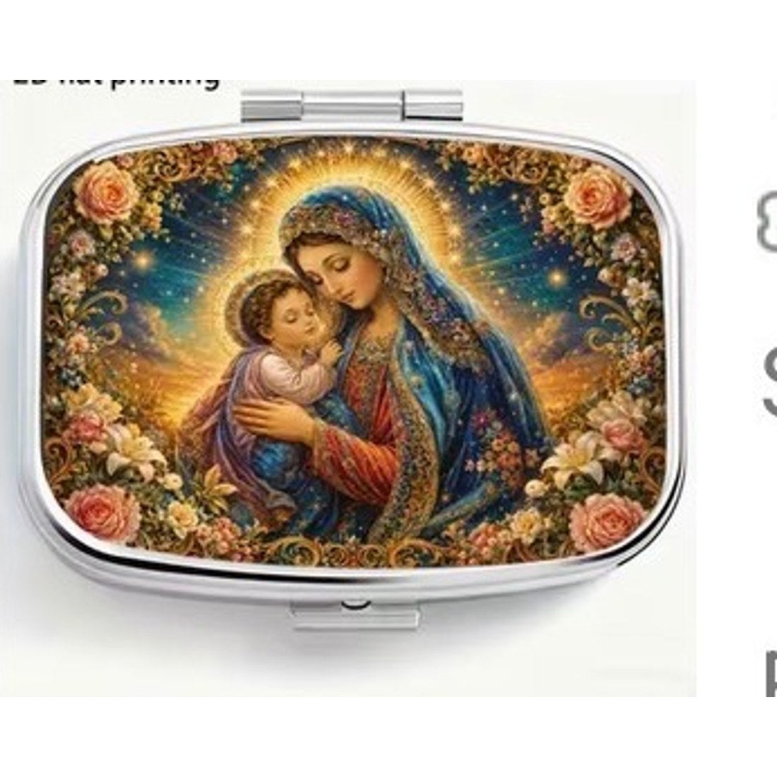 Lush Flowers Madonna Pill Box