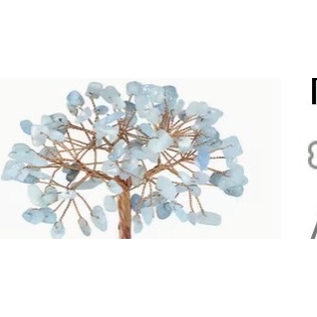 Aquamarine Chakra Crystal Tree