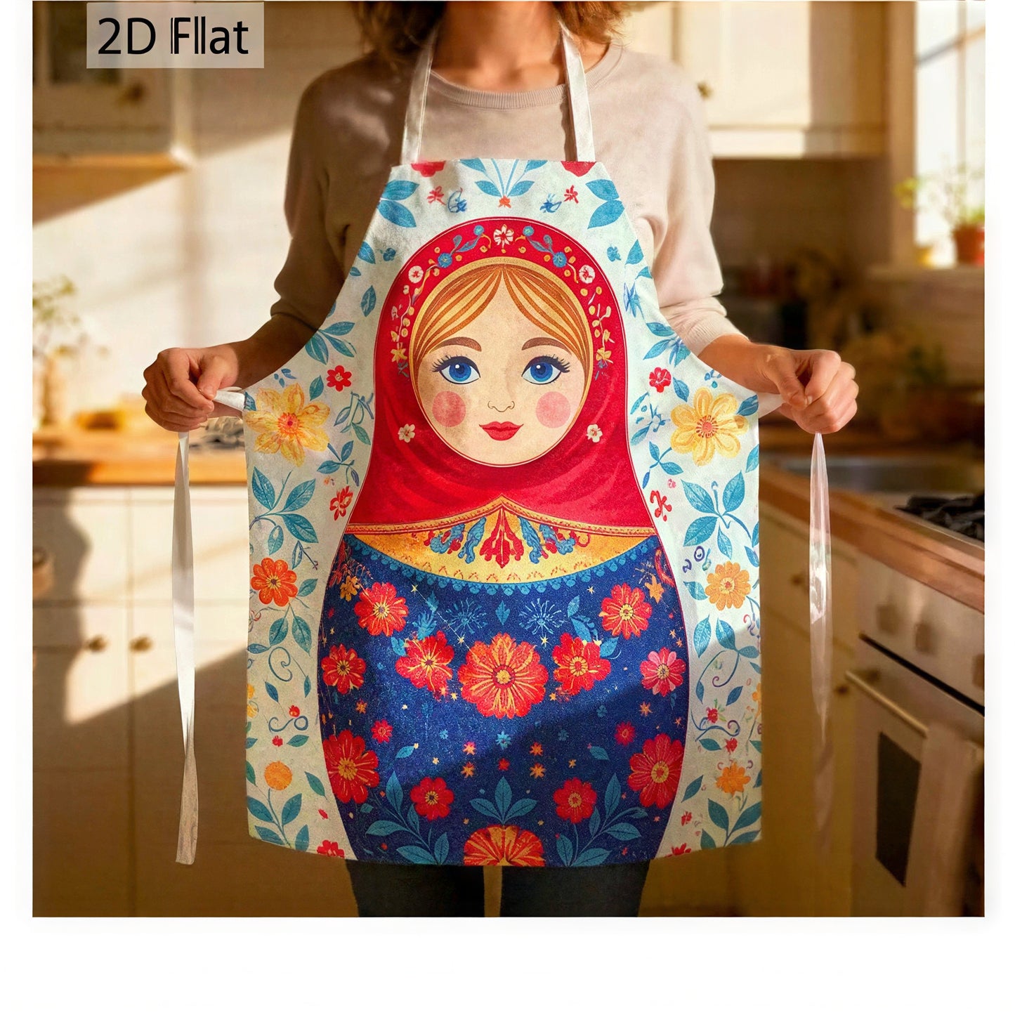 Russian Nesting Doll Apron