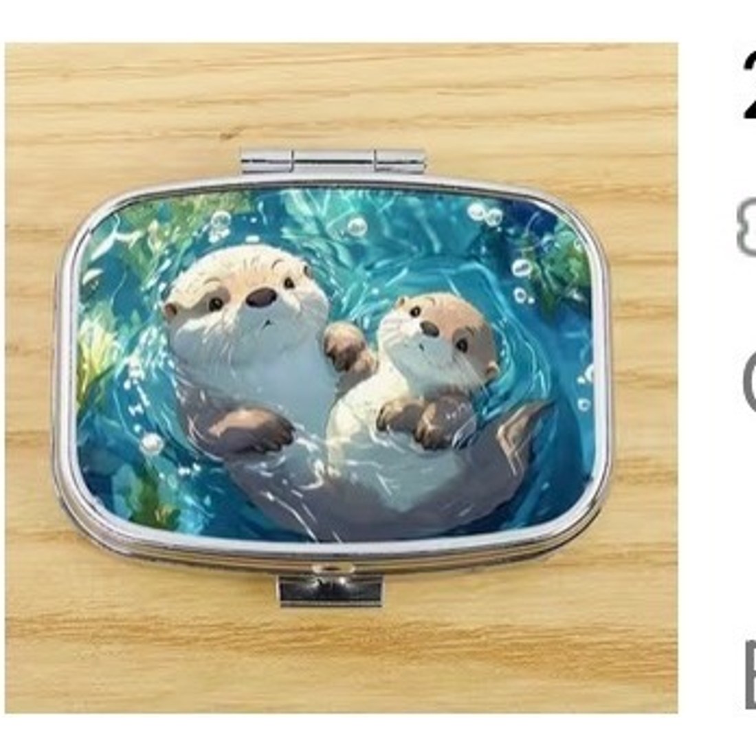 Otter Pair Pill Box