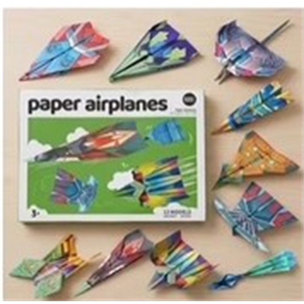 Printed Paper Airplanes Kit