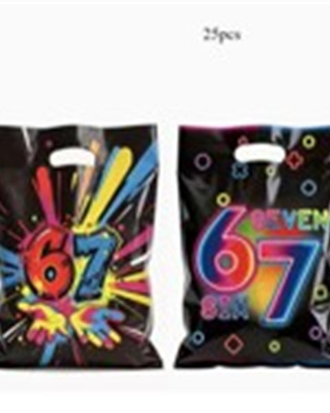 '67' Theme Party Favour Bags (25pc)