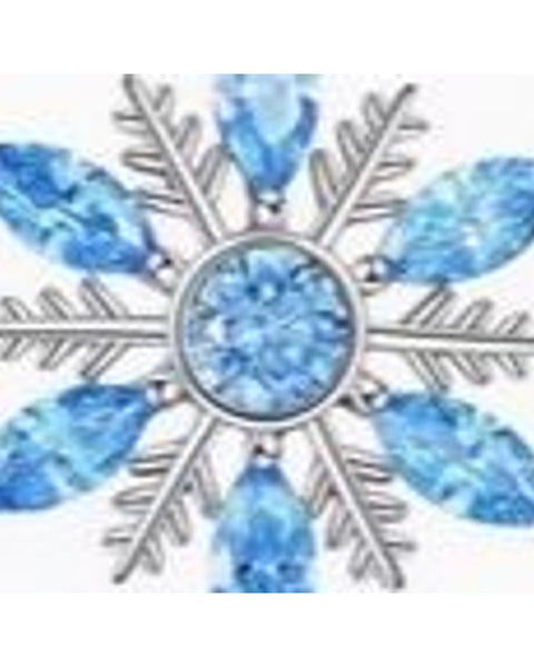 Sparkling Snowflake Pendant Necklace