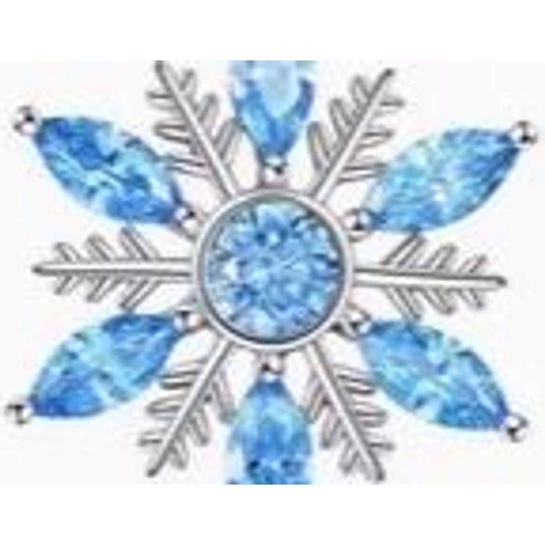 Sparkling Snowflake Pendant Necklace