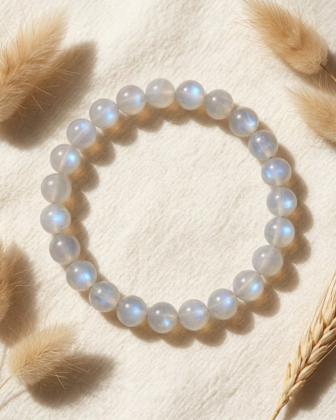 Grey Moonstone Protective Bracelet