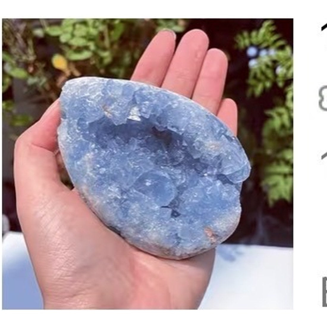 Celestite Crystal Cluster 100-200g