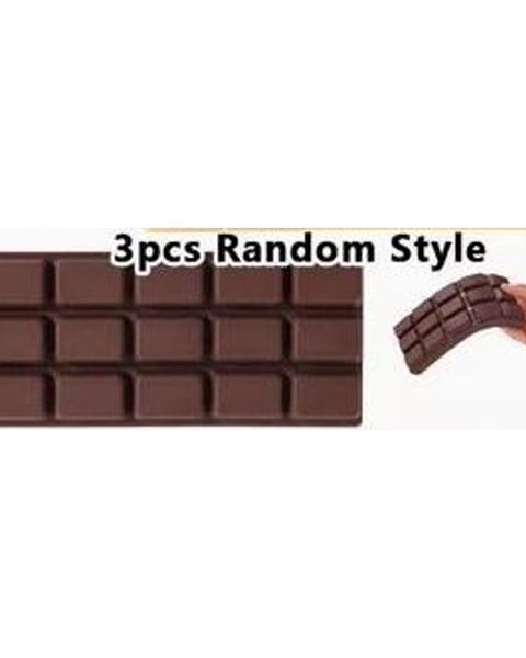 3pc Chocolate Board Squishy Slow Rise Stress Toy Random Styles