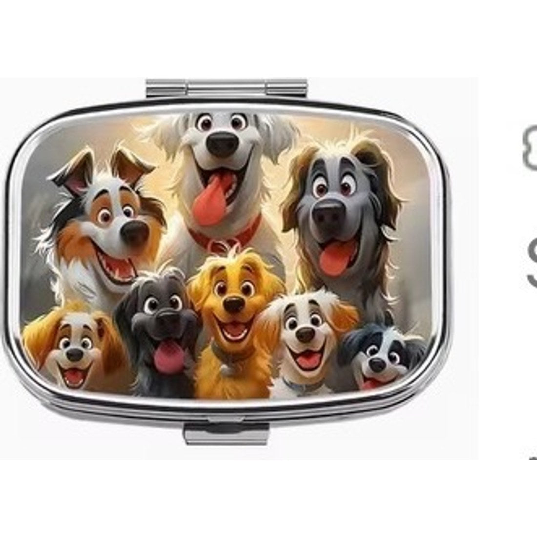 Cute Dogs Group Pill Box