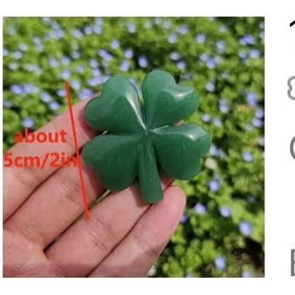 Green Aventurine Four Leaf Clover 5cm