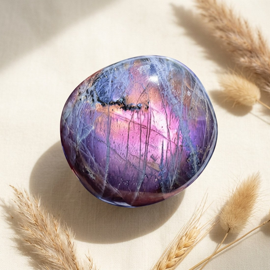 Purple Labradorite Sphere