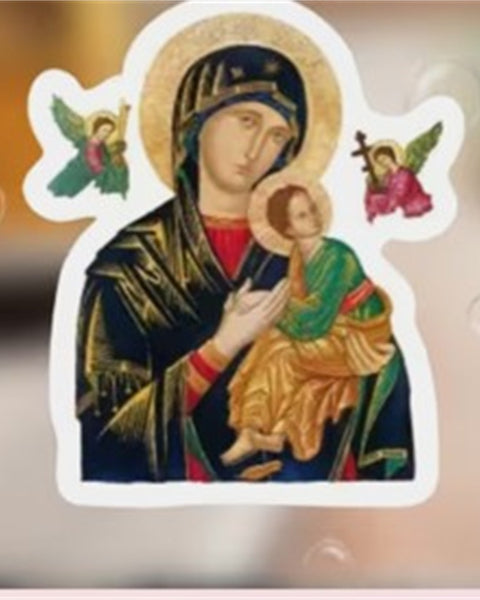 'Our Lady of Perpetual Help' Sticker Pack (4pc)