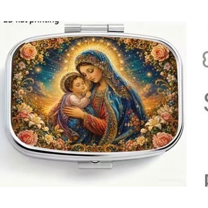 Lush Flowers Madonna Pill Box