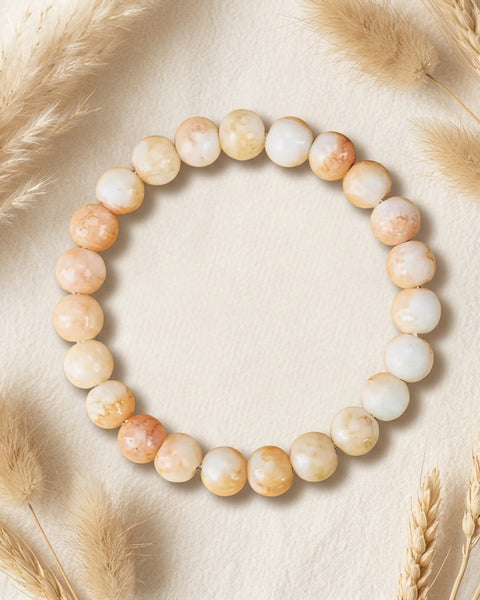 Citrine Quartz Beaded Bracelet