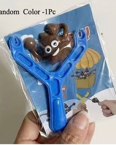 Poop Emoji Launcher Slingshot Toy