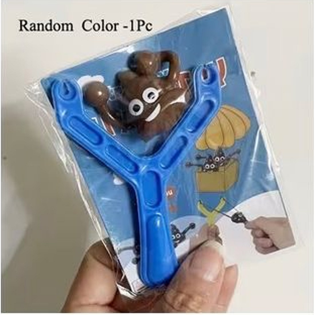 Poop Emoji Launcher Slingshot Toy