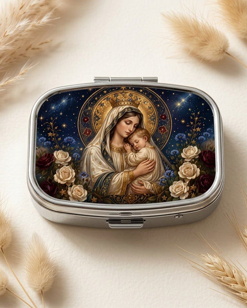 Madonna and Child Pill Box