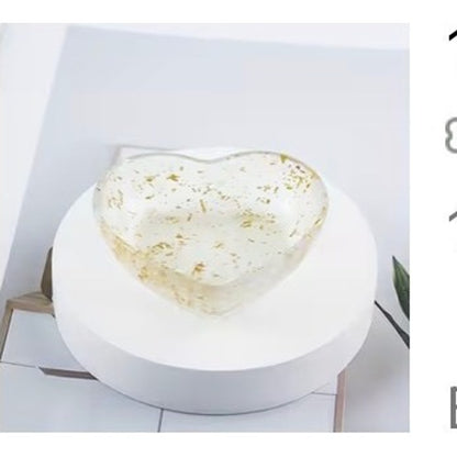 Opal Resin Love Heart Bowl