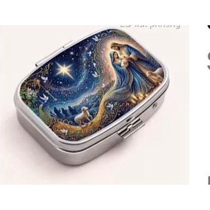 Starry Night Goddess Pill Box