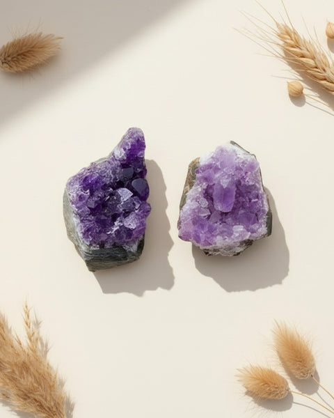 Amethyst Cluster 2 Pack