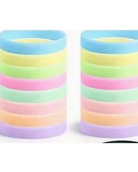 Glow-in-the-Dark Silicone Rings (8pc)