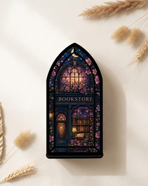 Stained Glass Bookstore Book Stand