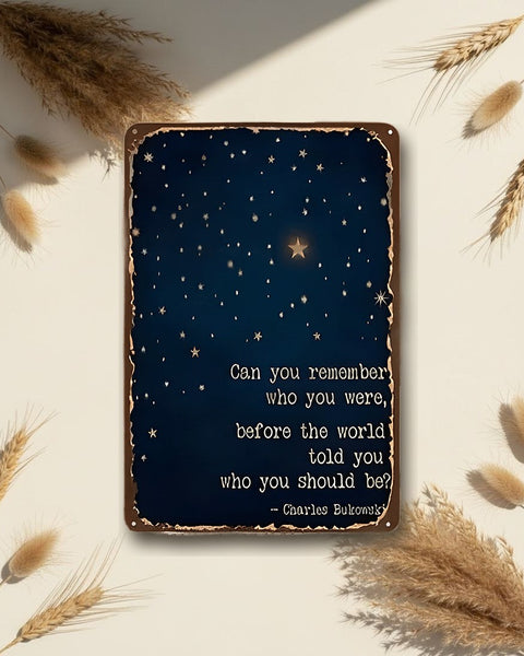 Starry Night Quote Wooden Wall Sign