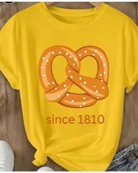 Oktoberfest Love-Heart Pretzel T-Shirt