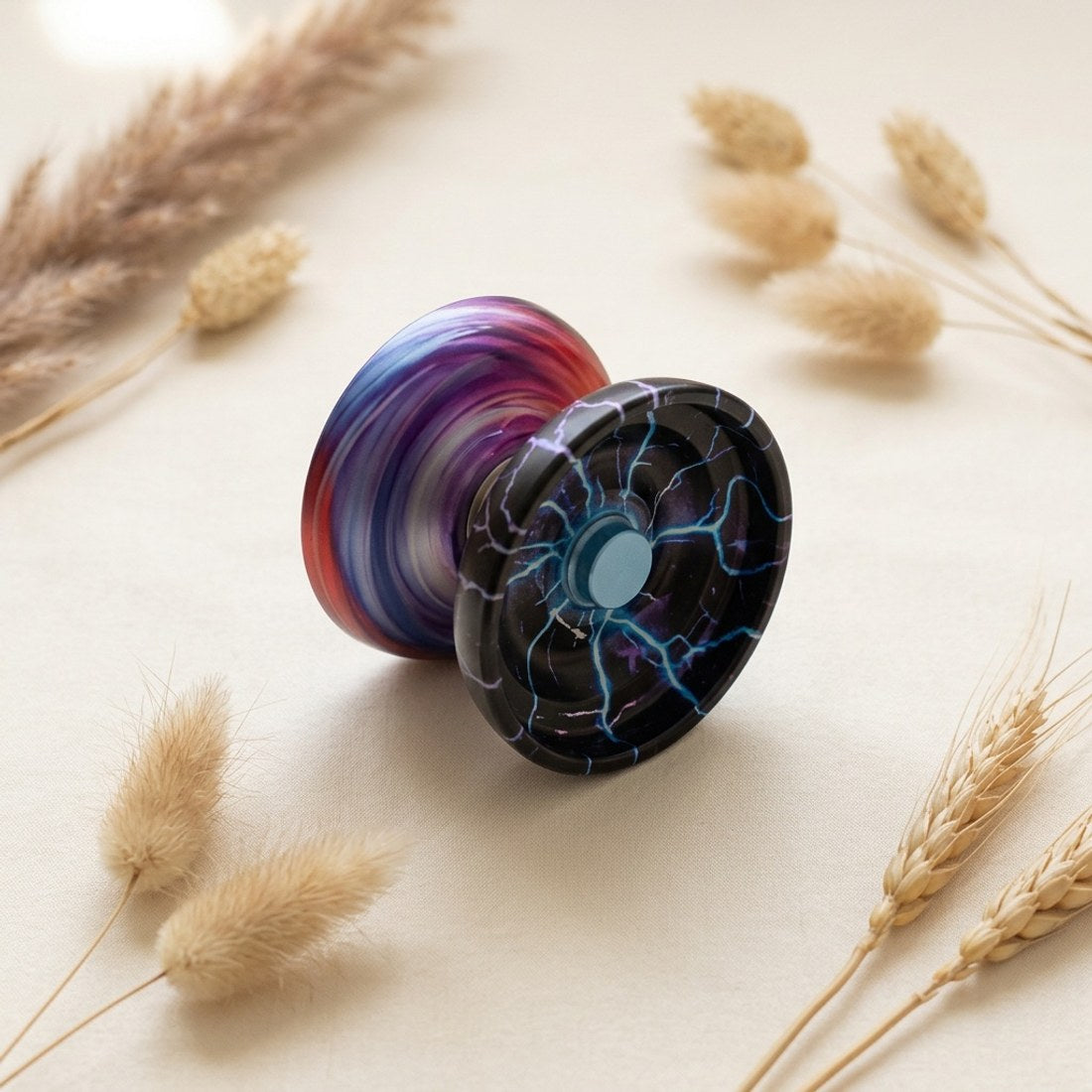 Metal Yo Yo Ball Bearing Responsive Trick Yoyo Kids Adults Random Colour