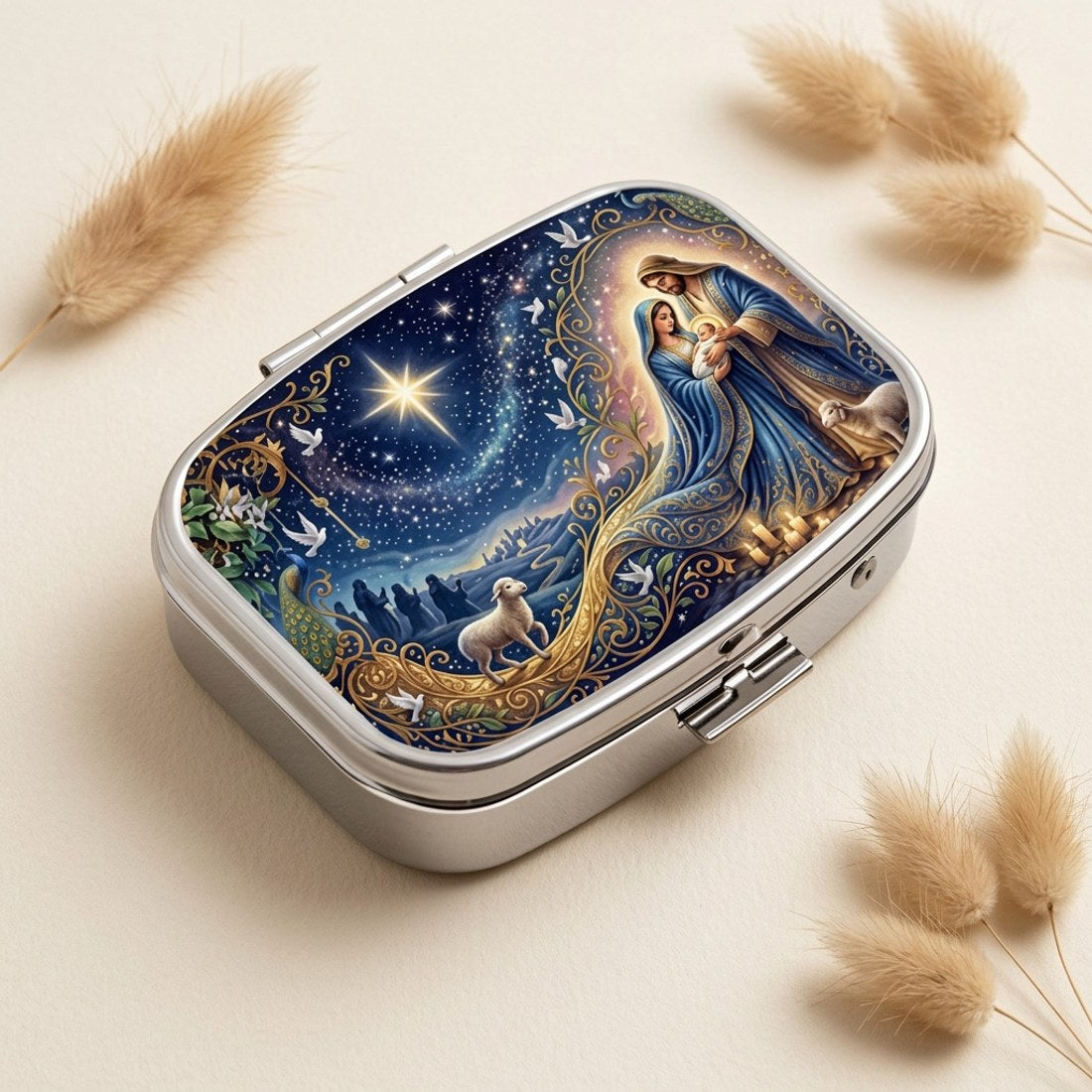 Starry Night Goddess Pill Box