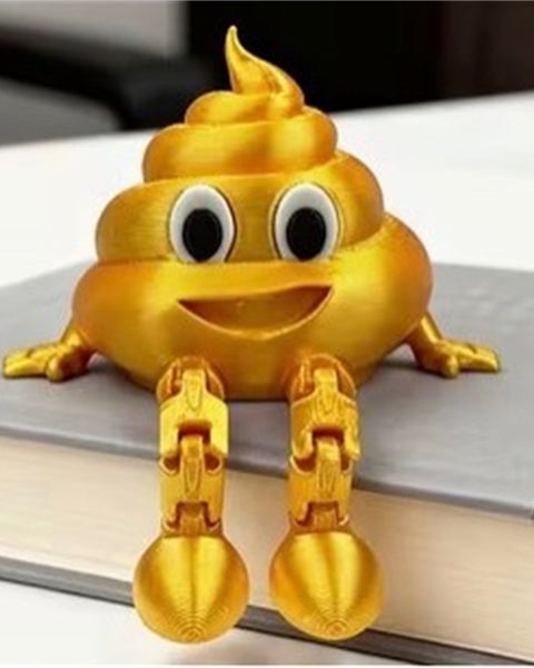 Posable Poop Emoji Character Figure