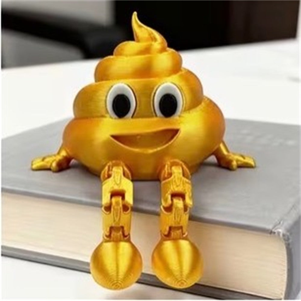 Posable Poop Emoji Character Figure