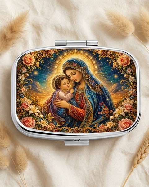 Lush Flowers Madonna Pill Box