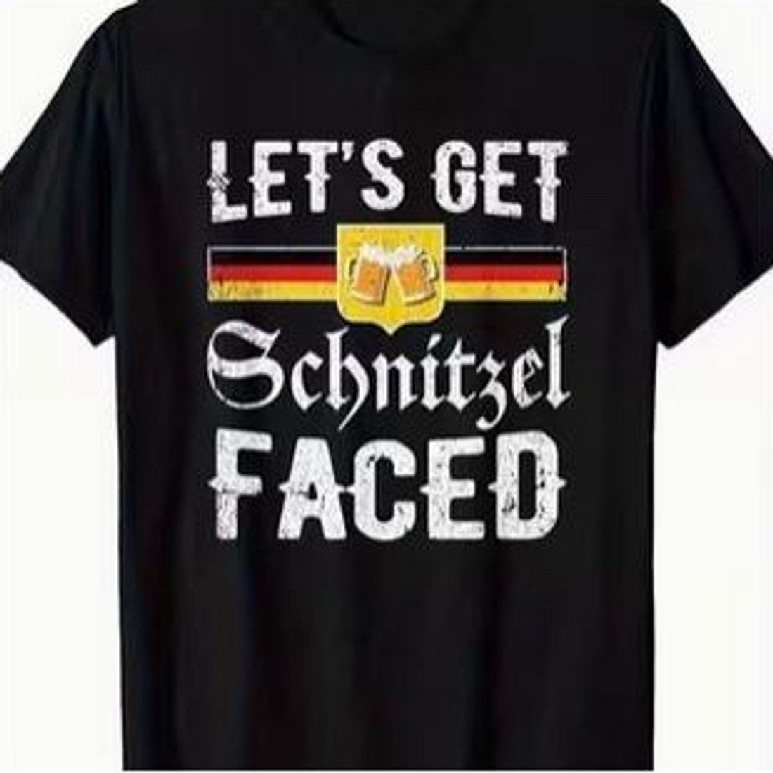 'Let's Get Schnitzel Faced' Oktoberfest T-Shirt