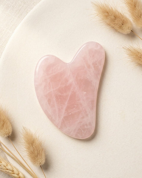 Heart Shape Gua Sha Facial Massager Body Contour Tool Rose Skincare Beauty