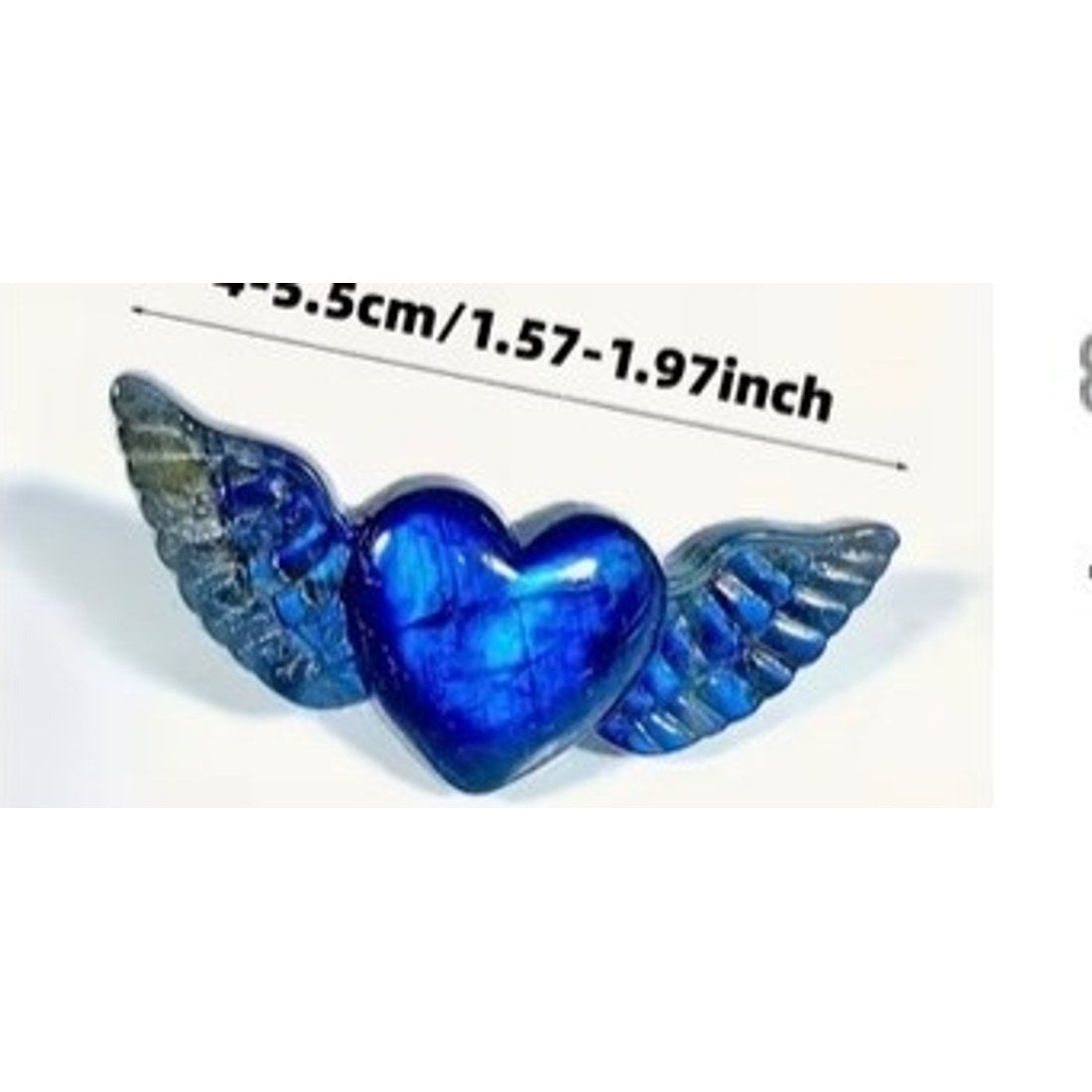 Labradorite Winged Heart 4-5.5cm