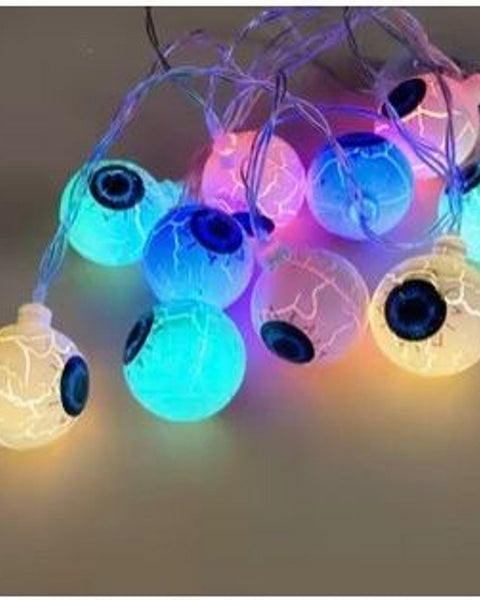 Halloween Eyeball Ball String Lights (200cm, Multi)
