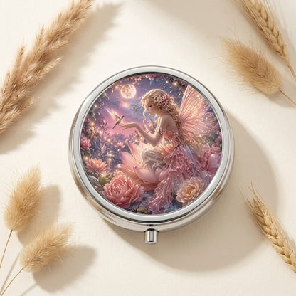 Moonlit Sprite Round Pill Box 5cm