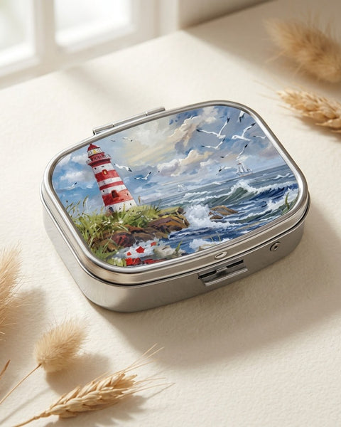 Fenghai Lighthouse Mini Pill Tin