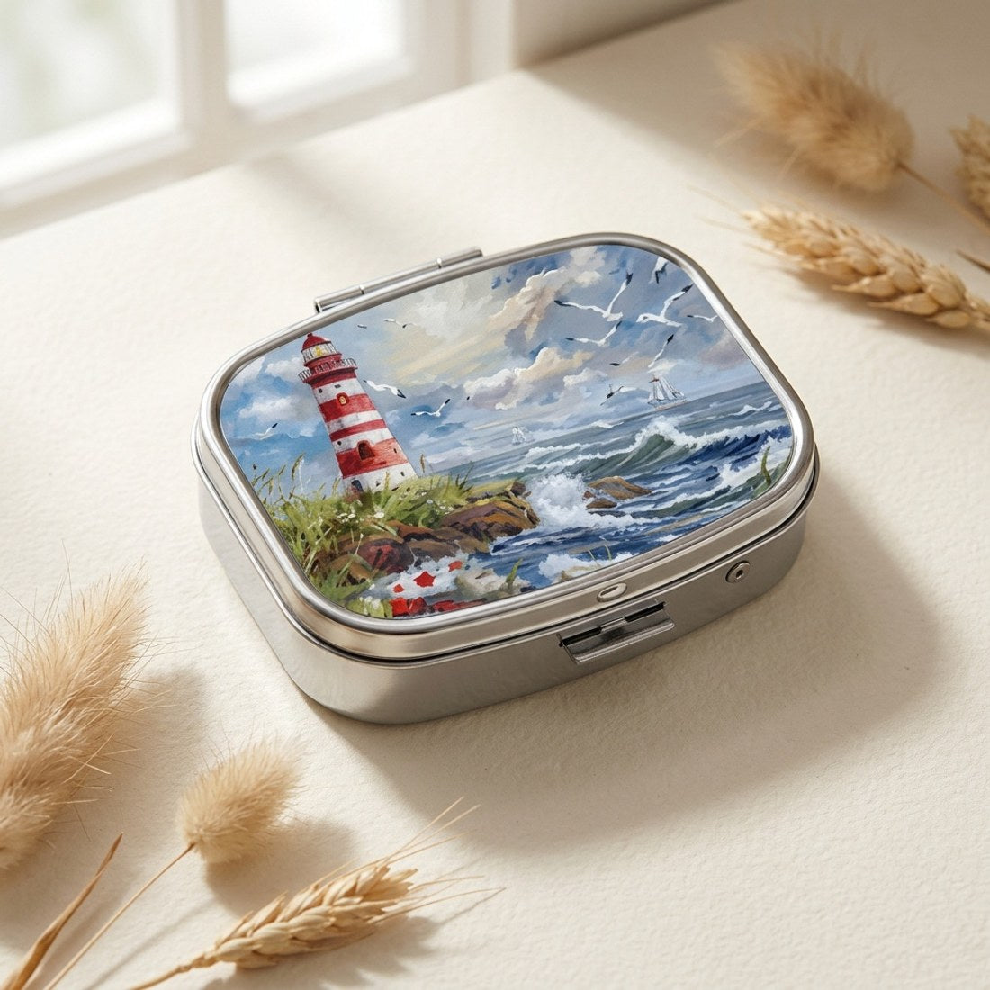 Fenghai Lighthouse Mini Pill Tin