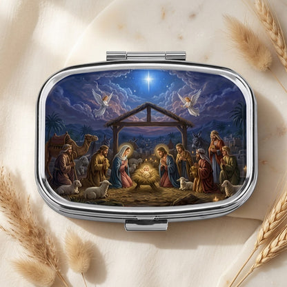 Nativity Birth Scene Pill Box