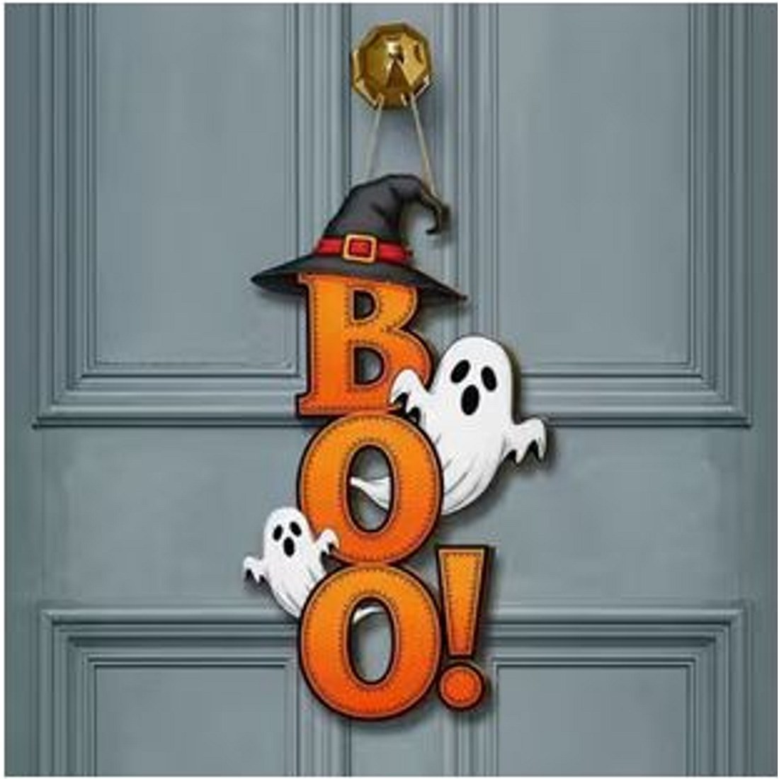 Gothic 'BOO' Halloween Wall Hanging