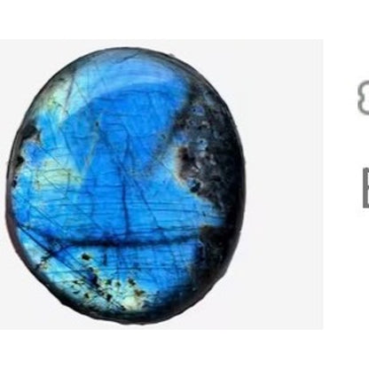Blue Labradorite Polished Palm Stone