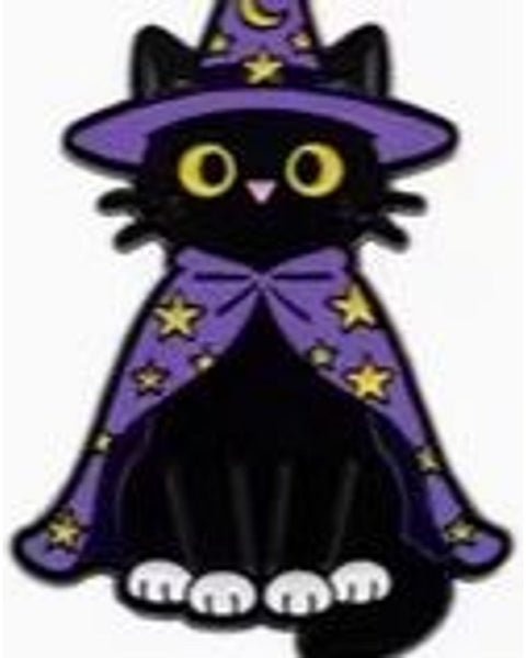 Witch Cat Enamel Pin