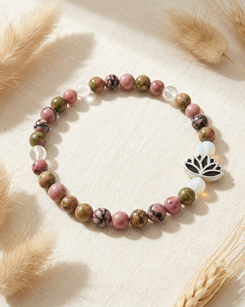 Aura Bracelet with Chakra Lotus