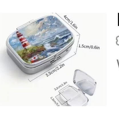 Fenghai Lighthouse Mini Pill Tin